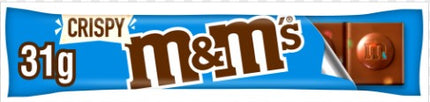 M&M's Crispy Pieces & Milk Chocolate Bar 31g