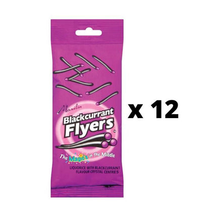 Maxilin Liquorice and Blackcurrant Flyers 90g