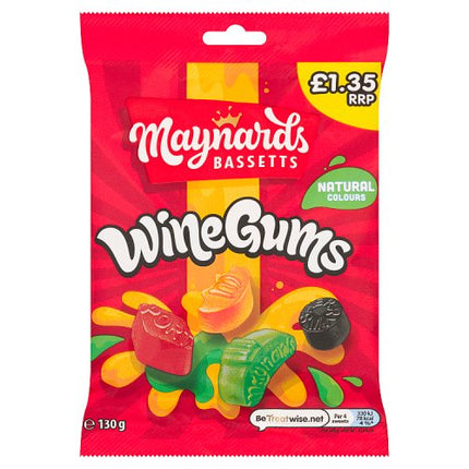 Maynard-Bassetts Wine Gums 130g £1.35