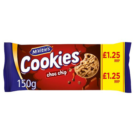 Mcv Choc Chip Cookies EDB 12x150g PMP £1.25