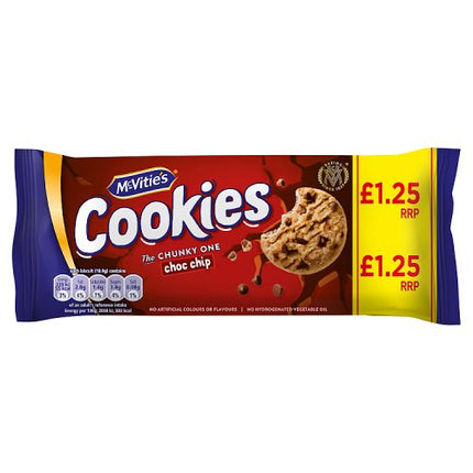 Mcv Choc Chip Cookies EDB 12x150g PMP £1.25