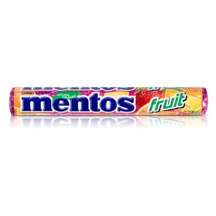 Mentos Chewy Strawberry & Orange Dragees 38g