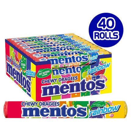 Mentos Rainbow Chewy Dragees 38g