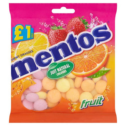 Mentos Fruit Chewy Dragees 135g £1.00