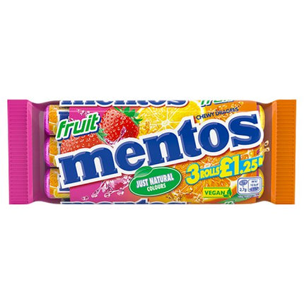 Mentos Fruit 3 Pack £1.25