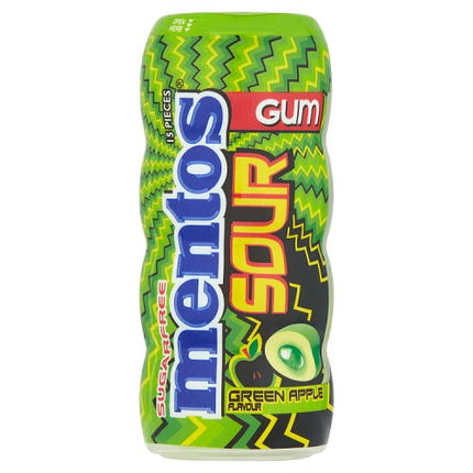 Mentos Gum Sour Apple Bottle 30g