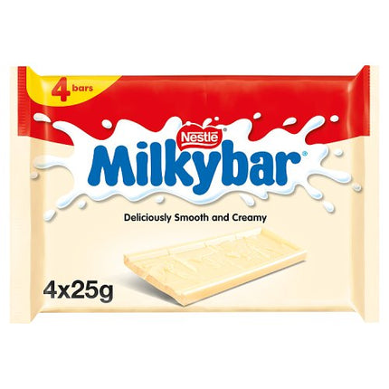 Milkybar Medium Bar Multipack 4x25g