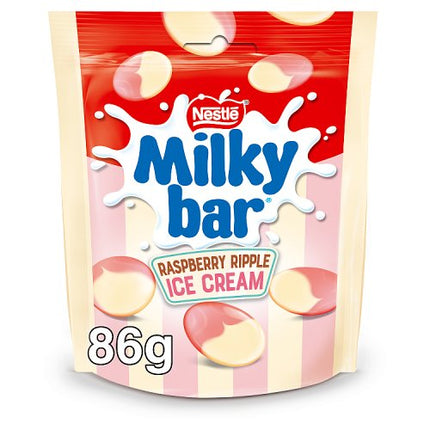 Milkybar Buttons Raspberry Ripple Ice Cream Pouch 86g