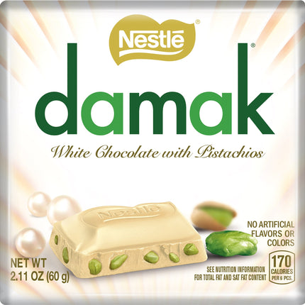 Nestle Damak White Chocolate with Pistacio