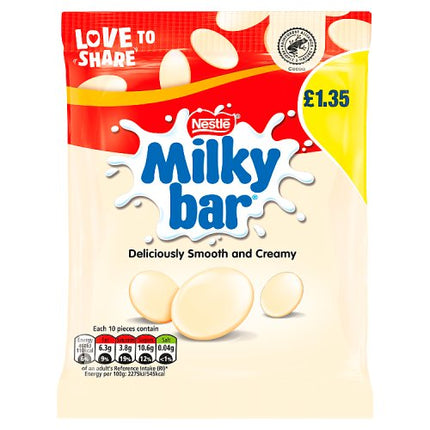 Milkybar Giant Buttons 85g £1.35