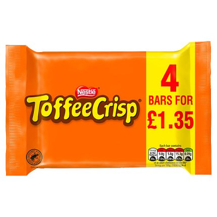 Toffee Crisp 4 Pack 124g £1.35