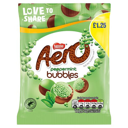 Aero Bubbles Peppermint Bag 80g £1.25