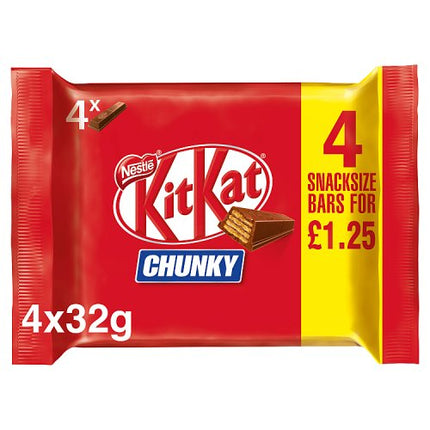 Kit Kat Chunky 4-pack 128g £1.25