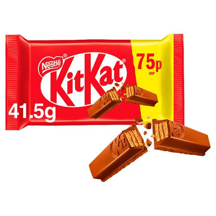 Nestle Kit Kat 4 Finger Milk 41.5g 75p