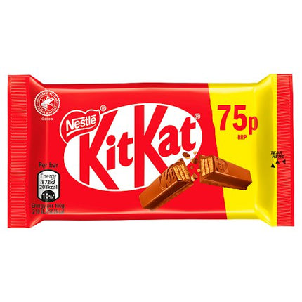 Nestle Kit Kat 4 Finger Milk 41.5g 75p