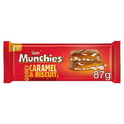 Munchies Caramel Biscuit Block 87g