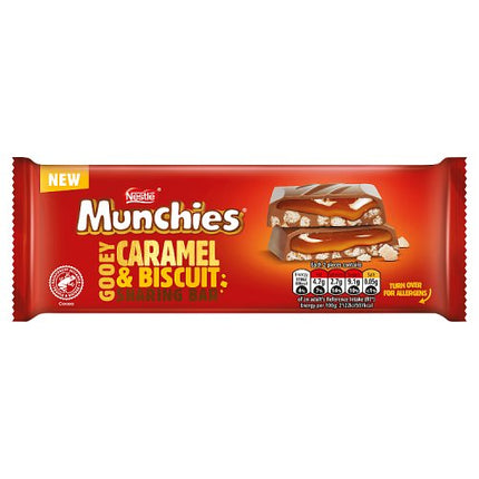 Munchies Caramel Biscuit Block 87g