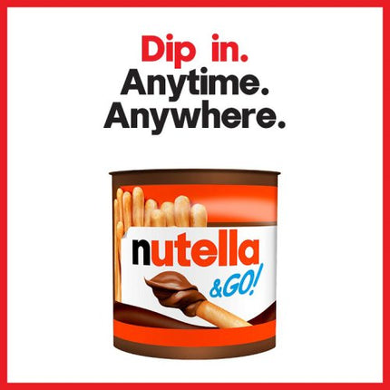 Nutella & Go! Hazelnut Spread with Chocolate Spread and Breadsticks 48g