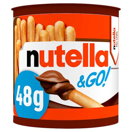 Nutella & Go! Hazelnut Spread with Chocolate Spread and Breadsticks 48g