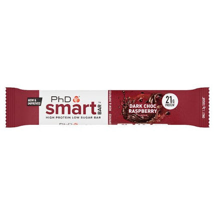 PhD Dark Chocolate Raspberry Smart Bar  64g