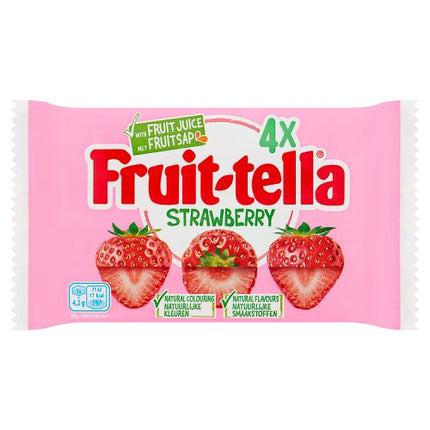 Fruit-tella Strawberry 4 Pack 164g