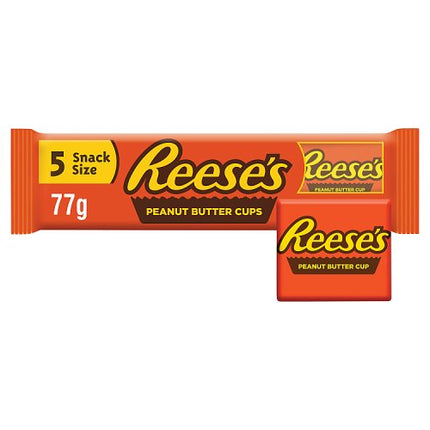 Reeses Peanut Butter Cups 5 Pack 77g