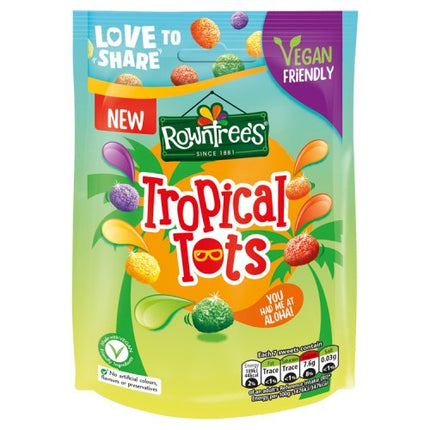 Rowntrees Jelly Tots Tropical Pouch 140g