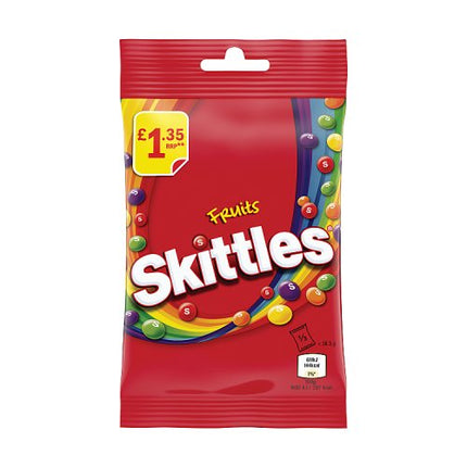 Skittles Fruits Sweets Treat Bag 109g £1.35