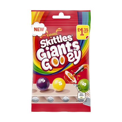 Skittles Giants Gooey Pouch 109g PMP £1.35