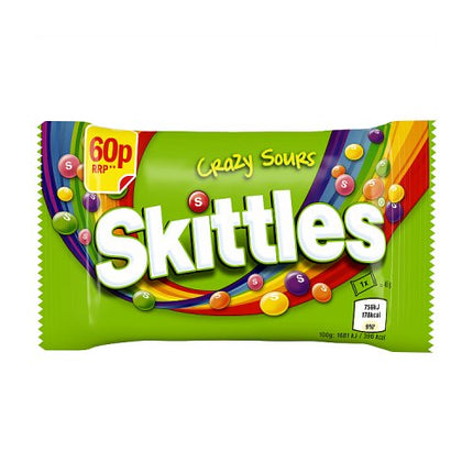 Skittles Sours Sweets Bag 45g 60p