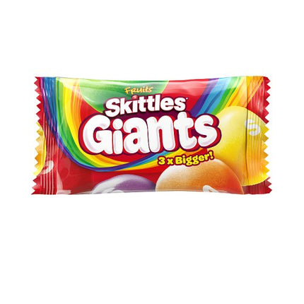 Skittles Giants Vegan Chewy Sweets Fruit Flavoured  Bag 45g