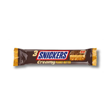 Snickers Creamy Peanut Butter & Milk Chocolate Snack Bar Trio 54.75g