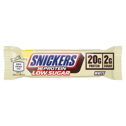 Snickers White Low Sugar Hi-Protein Bar 57g