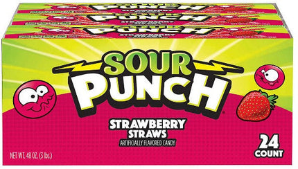 Sour Punch Strawberry Straws 57g