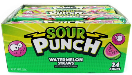 Sour Punch Watermelon Straws 57g