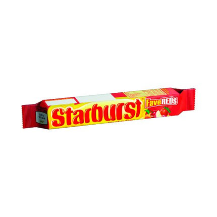 Starburst Fave Reds Vegan Chewy Sweets Fruit Flavoured Bag 45g