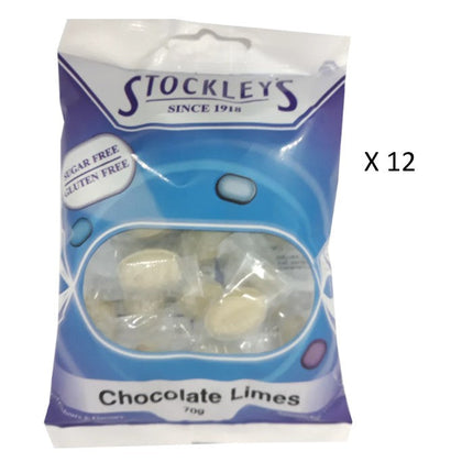 Stockleys Chocolate Limes 100g