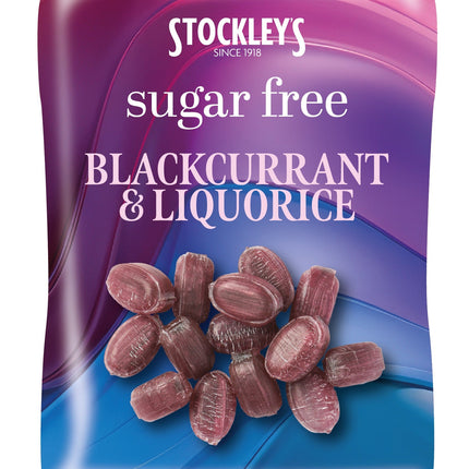 Stockleys Sugar Free Blackcurrant & Liquorice 70g