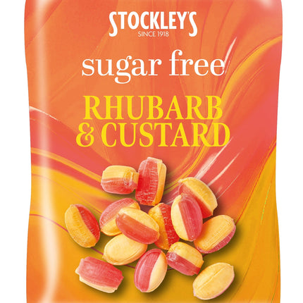 Stockleys Sugar Free Rhubarb & Custard 70g