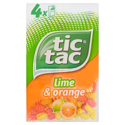 Tic Tac Lime & Orange Multipack 4x18