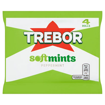 Trebor Softmints Peppermint 4 Rolls