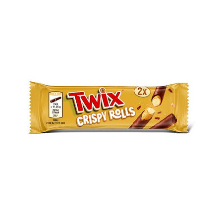 Twix Chocolate & Caramel Crispy Rolls 22.5g