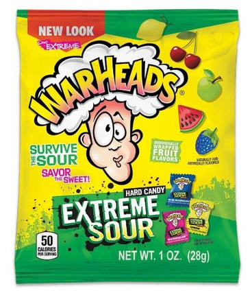 Warheads Extreme Sour Hard Candy Pack 28g