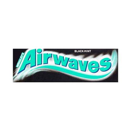 Airwaves Black Mint Flavour Sugarfree Chewing Gum 10 Pieces