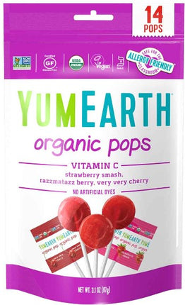 YumEarth Organic Vitamin C 14 Pops