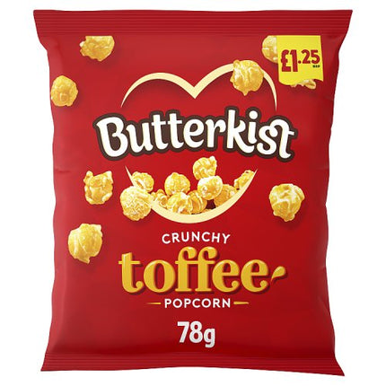 Butterkist Crunchy Toffee Popcorn 78g £1.25