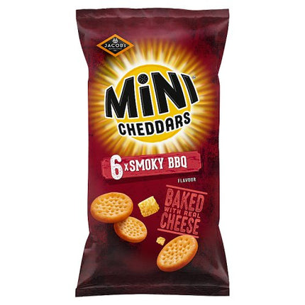 Jacob's Mini Cheddars Smoky BBQ 6x23g