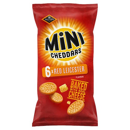 Mini Cheddars Red Leicester 6pk