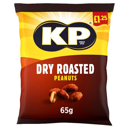 KP Dry Roasted Peanuts 65g £1.25