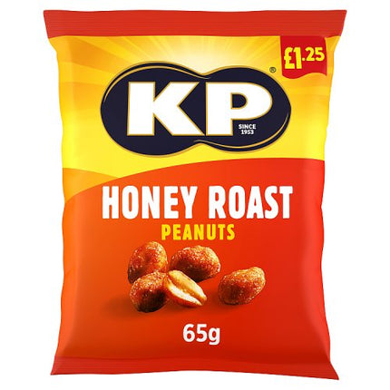 KP Honey Roast Peanuts 65g £1.25